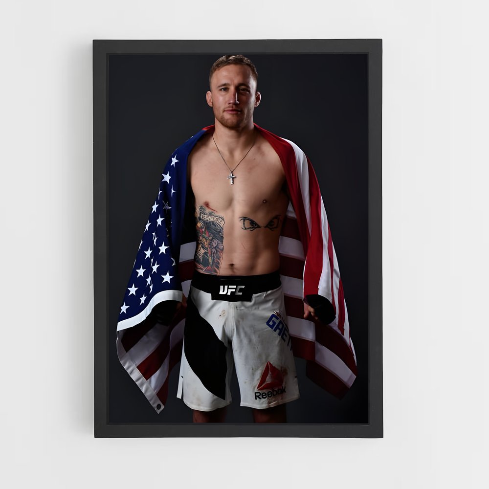 Poster American Warrior – affiche MMA (vue 2)